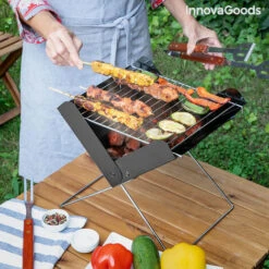 Mini Barbecue A Carbone Pieghevole Portatile Foldecue InnovaGoods