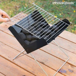 Mini Barbecue A Carbone Pieghevole Portatile Foldecue InnovaGoods -Barbecue Forniture Negozio 50594090 5