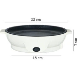 Padella Elettrica Teglia Antiaderente Antiscottatura Riscaldante Cucina KF-A022 11 Padella Elettrica Teglia Antiaderente Antiscottatura Riscaldante Cucina KF-A022 -Barbecue Forniture Negozio 50898354 5