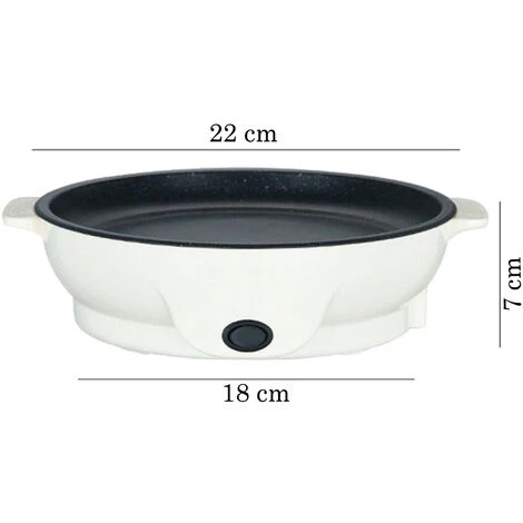 Padella Elettrica Teglia Antiaderente Antiscottatura Riscaldante Cucina KF-A022 7 Padella Elettrica Teglia Antiaderente Antiscottatura Riscaldante Cucina KF-A022 - immagine 5