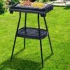 Barbecue Elettrico BBQ Supporto Griglia Bistecchiera Elettrica Con Ripiano 2000W -Barbecue Forniture Negozio 52803682 1