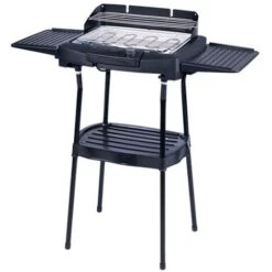 Barbecue Elettrico BBQ Supporto Griglia Bistecchiera Con Ripiani Laterali 2000W -Barbecue Forniture Negozio 52803683 3