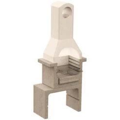 Barbecue Fisso In Muratura Con Canna Fumaria -Barbecue Forniture Negozio 53426912 3