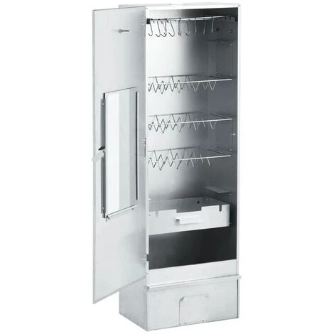 Affumicatore E Forno BBQ Con 1kg Di Trucioli 44,5x29x124 Cm 7 Affumicatore E Forno BBQ Con 1kg Di Trucioli 44,5x29x124 Cm - immagine 5