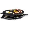 Alpina Raclette Barbecue Grill 1200W Piastra Elettrica Ghisa Antiaderente Da Tavolo -Barbecue Forniture Negozio 53494753 1