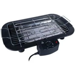 Barbecue Elettrico Da Tavolo Griglia Bbq Con Termostato Regolabile 2000W Nero -Barbecue Forniture Negozio 53632930 4
