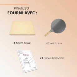 Forno A Gas Per Pizza All'aperto L51xl41cm PINATUBO -Barbecue Forniture Negozio 54724858 4