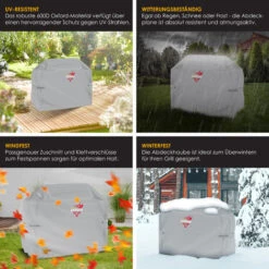KESSER® Copertura Per Griglia Per Barbecue Premium Copertura Per Grill A Gas Cappa Grigliata Resistente Alle Intemperie - Per Weber, Brinkmann, Char Copertura Protettiva Per Griglia Copertura Protetti -Barbecue Forniture Negozio 55013850 3