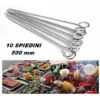 SET 10 SPIEDINI IN ACCIAIO LUNGHEZZA 500 Mm 1 SET 10 SPIEDINI IN ACCIAIO LUNGHEZZA 500 Mm -Barbecue Forniture Negozio 55866873 1