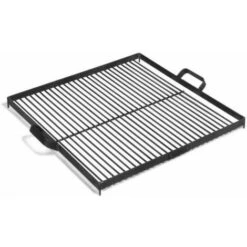 Barbecue Griglia In Acciaio Naturale 44x44 Cm Per Braciere Da 60 Cm