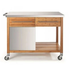 Carrello Plancha 2 Cassetti - 00067n - Dm Creation