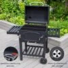 BBQ Barbecue Affumicatore Barbeque Da Giardino Carbonella Forno Regolabile Con 4 Ventole Termometro Ripiani Laterali Ganci Apribottiglie Ruote Copertura Antipioggia Spazzola Metallica - XL 1 BBQ Barbecue Affumicatore Barbeque Da Giardino Carbonella Forno Regolabile Con 4 Ventole Termometro Ripiani Laterali Ganci Apribottiglie Ruote Copertura Antipioggia Spazzola Metallica - XL -Barbecue Forniture Negozio 59952671 1