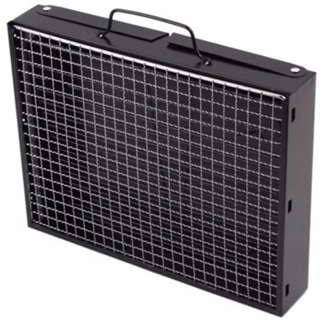 Trade Shop - Barbecue Portatile A Carbonella Per Grigliate Carne Pesce Verdure 20x35x27 Cm 6 Trade Shop - Barbecue Portatile A Carbonella Per Grigliate Carne Pesce Verdure 20x35x27 Cm - immagine 4