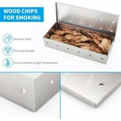 Scatola Per Barbecue Affumicatore Scatola Affumicata In Acciaio Inossidabile Griglia Per Barbecue Scatola Per Fumatori Accessorio Per Griglia A Gas, Griglia A Carbone -Barbecue Forniture Negozio 63843391 3