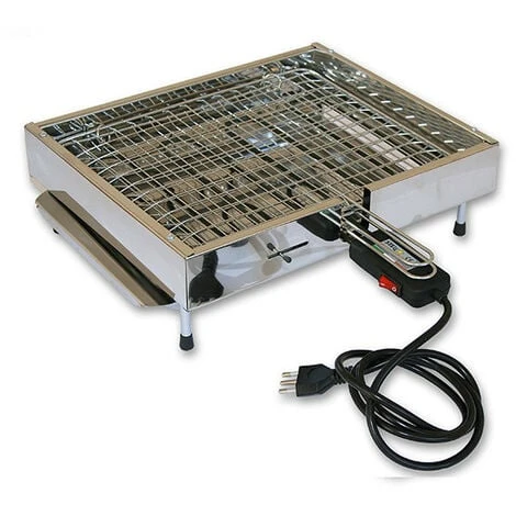 Bistecchiera Griglia Elettrica Satinata In Acciaio Inox 2200 Watt Made In Italy La Stella - ST 2200 3 Bistecchiera Griglia Elettrica Satinata In Acciaio Inox 2200 Watt Made In Italy La Stella - ST 2200