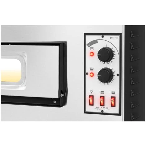 Forno Per Pizza Fornetto Elettrico Professionale 1 Camera Maxi Pizza Ø45cm 455°C 4 Forno Per Pizza Fornetto Elettrico Professionale 1 Camera Maxi Pizza Ø45cm 455°C - immagine 2