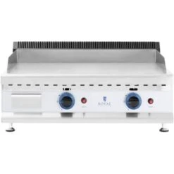 Griglia Fry Top A Gas Piastra Acciaio Liscia 60x40 Cm 2x3100 W Propano/Butano -Barbecue Forniture Negozio 65342045 5