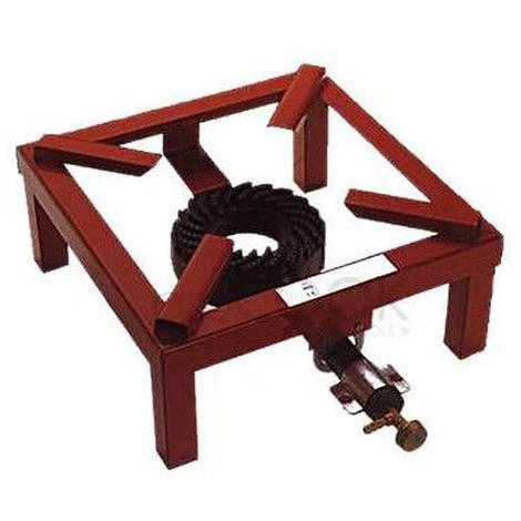 MADE IN ITALY FORNELLONE A GAS 4 PIEDI 40x40CM - Fornello - TIPO PESANTE - BRUCIATORE IN GHISA 3 MADE IN ITALY FORNELLONE A GAS 4 PIEDI 40x40CM - Fornello - TIPO PESANTE - BRUCIATORE IN GHISA