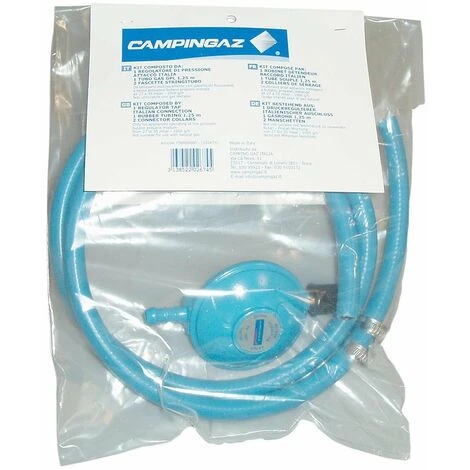 KIT REGOLATORE +TUBO+FASCETTE X BARBECUE GAS 2 KIT REGOLATORE +TUBO+FASCETTE X BARBECUE GAS