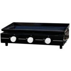 Piastra A Gas MÉRIDA 3 Bruciatori 6 KW Nero