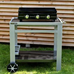 Piastra A Gas MÉRIDA 3 Bruciatori 6 KW Nero -Barbecue Forniture Negozio 70592472 5