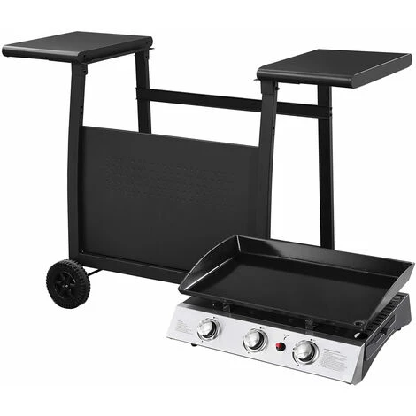 Piastra A Gas SÉVILLE - 3 Bruciatori 7,5kW + Carrello 4 Piastra A Gas SÉVILLE - 3 Bruciatori 7,5kW + Carrello - immagine 2