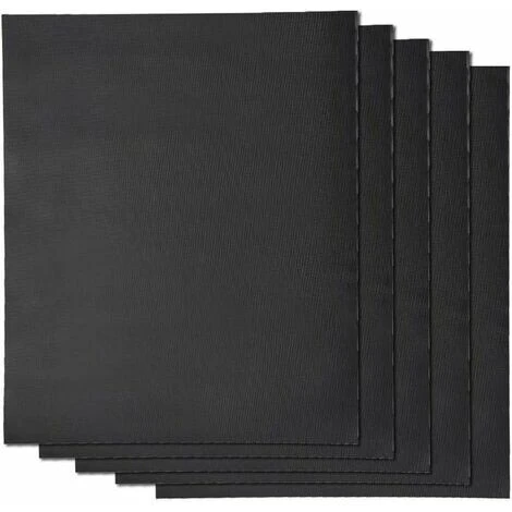 Tappetino Per Barbecue X5 - Set Di 5 Tappetini Per Griglia XL 50x40 Cm Riutilizzabili Antiaderenti - Fogli Per Forno A Gas Barbecue Elettrico Carbone Legna Microonde Silicone - Nero 3 Tappetino Per Barbecue X5 - Set Di 5 Tappetini Per Griglia XL 50x40 Cm Riutilizzabili Antiaderenti - Fogli Per Forno A Gas Barbecue Elettrico Carbone Legna Microonde Silicone - Nero