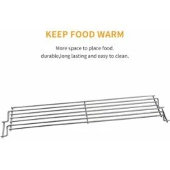 ZOLGINAH Rack Di Riscaldamento Da 25" Per Weber Spirit Serie 300 Spirit E-310 S-310 E-320 S-320 SP-330 (2013-2017), Genesis Da 1000 A 5500, Genesis Silver/Gold B&C, Genesis Platinum I E II Griglie A G -Barbecue Forniture Negozio 71128366 3