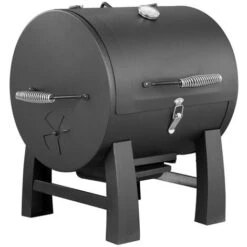 Barbecue A Carbonella Portatile Da Tavolo Piggy Con Termometro Integrato