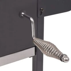 Barbecue A Carbonella Con Ripiano Inferiore Nero VidaXL -Barbecue Forniture Negozio 7220932 4