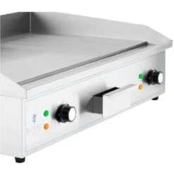 Fry Top Elettrico Piastra Liscia In Inox Griglia Elettrica 727 X 420 Mm 3000 W -Barbecue Forniture Negozio 74987449 3