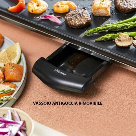 Tristar BP-2834 Piastra, 100 X 22 Cm, Termostato Rimovibile 5 Tristar BP-2834 Piastra, 100 X 22 Cm, Termostato Rimovibile - immagine 3