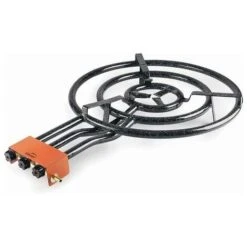 Fornello Per Paellero A Gas Butano LACOR 20-40-60 Cm, 3 Fuochi Per Padelle Da 28 A 80 Cm