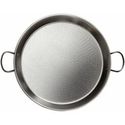 Tegame Paella Acciaia Martellato 30cm