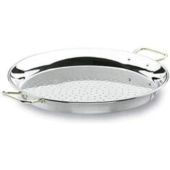 Lacor 60142- Padella Per Paella Valenciana Inox 42 Cm