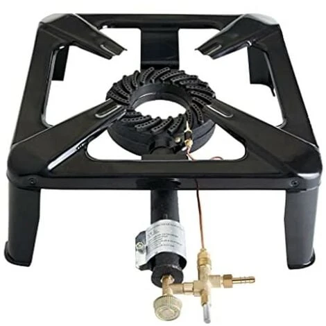 Fornellone In Ghisa Con Telaio 40x40 Con Valvola Di Sicurezza E Termocoppia. (utilizzo Con Gas METANO) 3 Fornellone In Ghisa Con Telaio 40x40 Con Valvola Di Sicurezza E Termocoppia. (utilizzo Con Gas METANO)