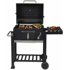 WOLTU Griglia A Carbone Portatile Con Ruote Barbecue BBQ Carbonella Grill Grande -Barbecue Forniture Negozio 80879337 4
