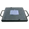 PIETRA OLLARE CON TELAIO NERO CM. 30X40 -Barbecue Forniture Negozio 81522049 1