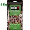 Sacchetto WEBER 8 Kg Bricchetti Guscio Noce Di Cocco -Barbecue Forniture Negozio 81839615 1