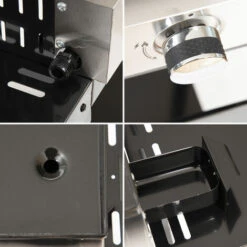 Piastra A Gas MÉRIDA 4 Bruciatori + Carrello -Barbecue Forniture Negozio 81880932 3