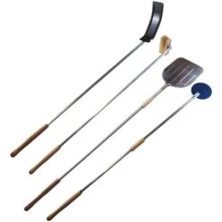 KIT PALE SET PALA PIZZA FORNO A LEGNA 4pz COMPLETO