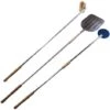 KIT PALE SET PALA PIZZA FORNO A LEGNA 3pz QUADRATA SPAZZOLA TONDA -Barbecue Forniture Negozio 83221001 1