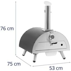 Forno A Legna Per Pizza Forni Per Pizza Cordierite 430 °C Ø 33 Cm -Barbecue Forniture Negozio 85688405 5