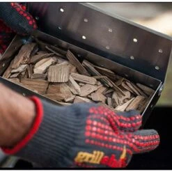 Scatola Per Fumatori, Scatola Per Griglia A Carbone, Coperchio Incernierato, Accessori Per Barbecue Spessi -Barbecue Forniture Negozio 85895942 5