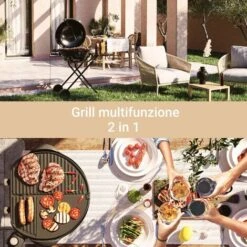 Barbecue Elettrico BBQ-9493 SUNTEC Utilizzo All’esterno Come Barbecue Autonomo O Da Tavolo Barbecue Per Balcone, Terrazza, Giardino E Campeggio Barbecue Elettrici Max. 2400 Watt Telaio Mobile -Barbecue Forniture Negozio 86640669 4
