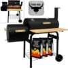 Griglia Barbecue Bbq Brace Carbone Carbonella Grill Acciaio Controllo Termico -Barbecue Forniture Negozio 8891034 1