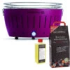 Barbecue Viola XL Con Batterie E Cavo Di Alimentazione USB + 2.5Kg Di Carbonella Di Faggio + Gel Combustibile 500ml -Lotus Grill 1 Barbecue Viola XL Con Batterie E Cavo Di Alimentazione USB + 2.5Kg Di Carbonella Di Faggio + Gel Combustibile 500ml -Lotus Grill -Barbecue Forniture Negozio 89577822 1