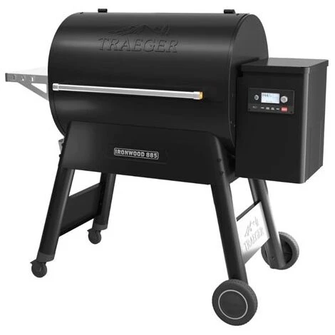 Barbecue A Pellet Traeger IronWood 885 Nero + Cover (BAC561) + Ripiano Frontale (BAC564) 3 Barbecue A Pellet Traeger IronWood 885 Nero + Cover (BAC561) + Ripiano Frontale (BAC564)
