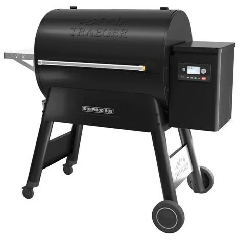 Barbecue A Pellet Traeger IronWood 885 Nero + Cover (BAC561) + Ripiano Frontale (BAC564) 4 Barbecue A Pellet Traeger IronWood 885 Nero + Cover (BAC561) + Ripiano Frontale (BAC564) - immagine 2