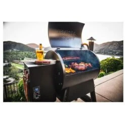Barbecue A Pellet Traeger Pro 22 Nero Con Sonda Per Carne E 6 Modalità Di Cottura + Cover (BAC556) + Ripiano Frontale (BAC563) -Barbecue Forniture Negozio 89580635 5